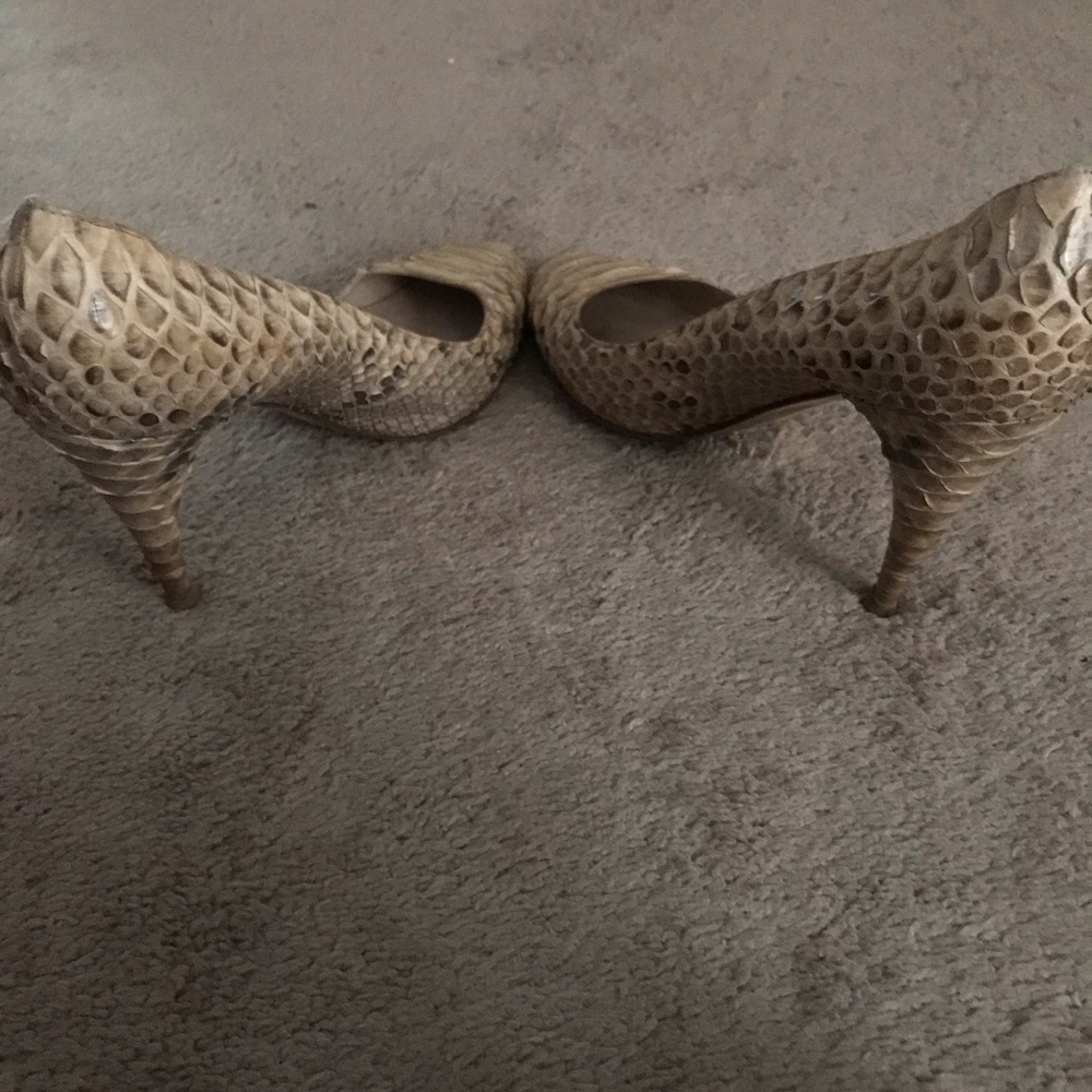 Michaels Kors Collection Python Snake Pumps - image 3